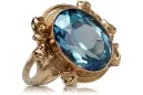 Ring Vintage Aquamarin Sterling Silber rosévergoldet vrc100rp